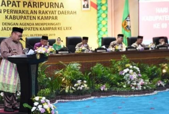 Paripurna HUT Kabupaten Kampar Ke-69 Tahun 2019