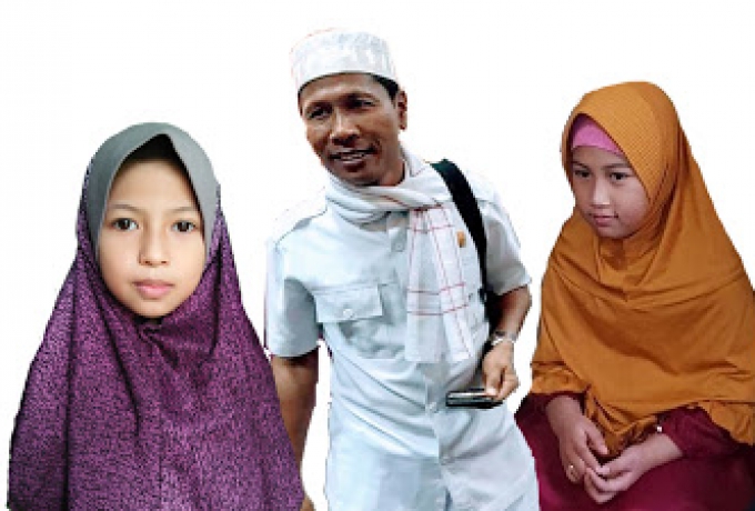 Eet Berikan Dukungan Dan Ucapkan Selamat Bertanding Kepada Humaira dan Annisa Peserta Hafiz Quran Asal Bengkalis