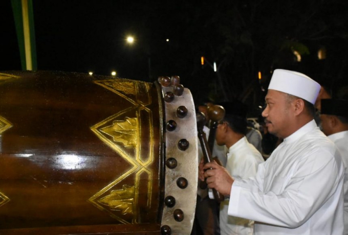 Sambut Idul Fitri, Bupati Kampar Lepas Pawai Takbir