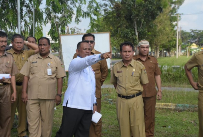 Matangkan Pelaksanaan MTQ Riau, Bupati Tinjau Lokasi