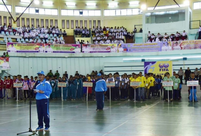 Bupati Bengkalis Buka Kompetisi Olahraga Tingkat Pelajar Kabupaten Bengkalis