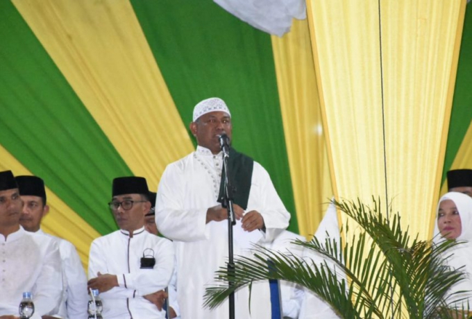 Perdana Plh Bupati Kampar Lepas Pawai Takbir