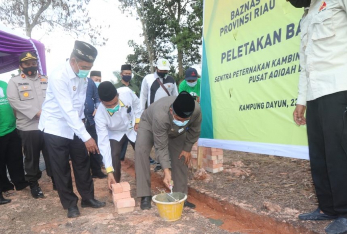 Pembangunan Sentra Peternakan Kambing BAZNAS