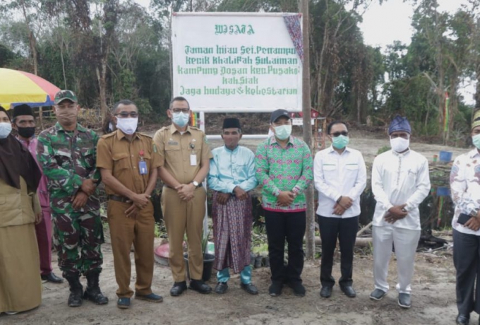 Peresmian Objek Wisata Hijau Sei Penampo Kecik Khalifah Sulaiman