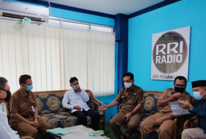 Jelang Hari Jadi Kampar Ke-71, Pemkab Kampar Hadiri Talk Show di RRI Pekanbaru