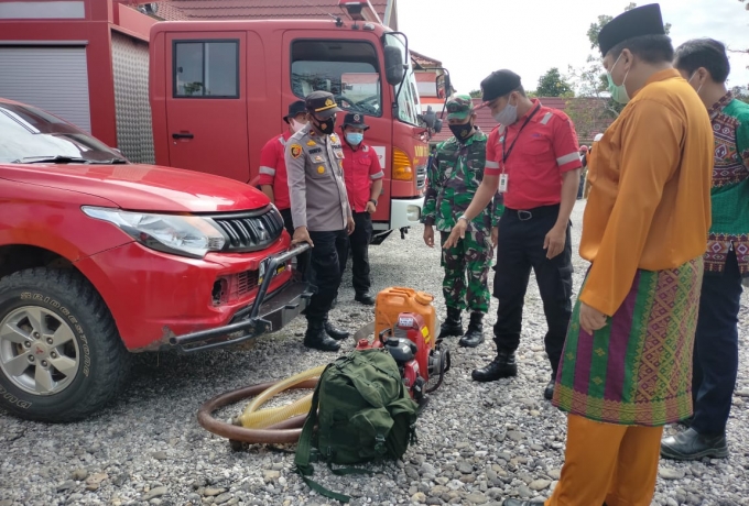 Gerak Cepat Polsek dan Pemcam Koto Gasib Cegah Karhutla 