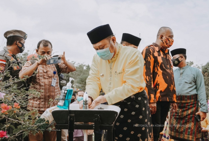 Bupati Kampar : Hari Jadi Kampar Dengan Penerapan Prokes Yang Sangat Ketat