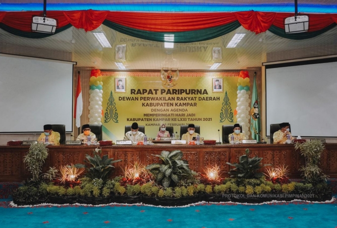 Rapat Paripurna HUT Kabupaten Kampar Ke-71