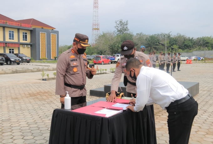 Pemkab Dukung Pencanangan Zona Integritas Menuju WBK WBBM Polres Rohul