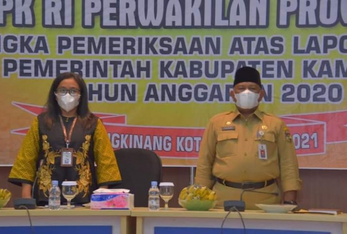 Bupati Kampar Sambut Tim Pemeriksa BPK RI Perwakilan Provinsi Riau 