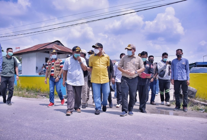 Bupati Kampar Gerak Cepat Dalam Tindaklanjuti Kebakaran Pasar Desa Kijang Jaya