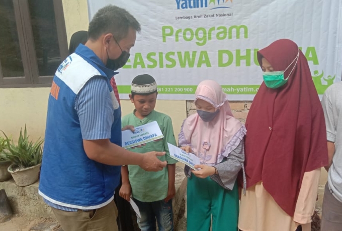 Bantuan Pendidikan Rumah Yatim untuk Yatim dan Dhuafa Pekanbaru Riau