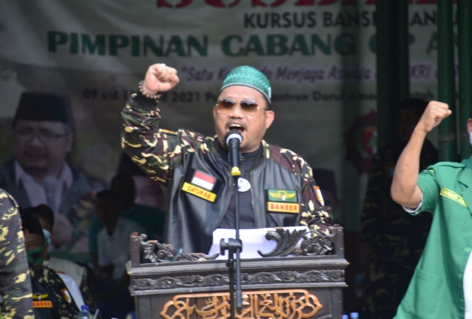 Bupati Kampar Resmi Tutup Susbalan Barisan Ansor Se-Riau