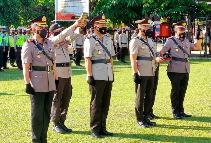 Kompol Rachmad M. Salihi SIK, MH Hari ini Resmi Jabat Waka Polres Kampar