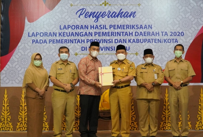 Kabupaten Kampar Kembali Raih Opini WTP Kelima Kali Berturut Turut dari BPK Perwakilan Riau