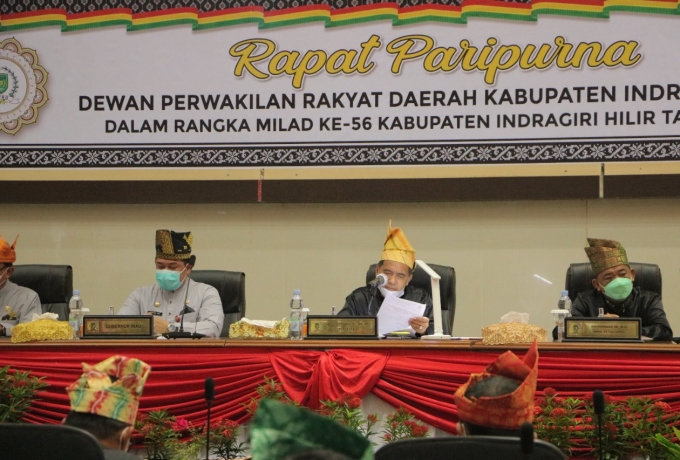 DPRD Gelar Rapat Paripurna Istimewa Milad Inhil ke- 56