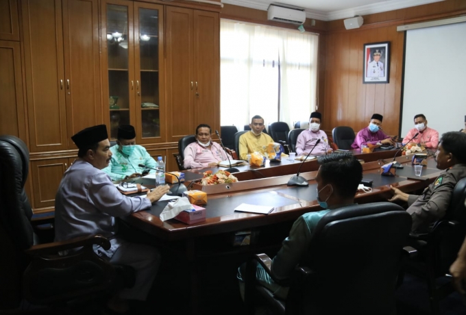 Pemkab Gelar Rapat Persiapan Pelantikan Bupati dan Wakil Bupati Rohul Periode 2021-2024