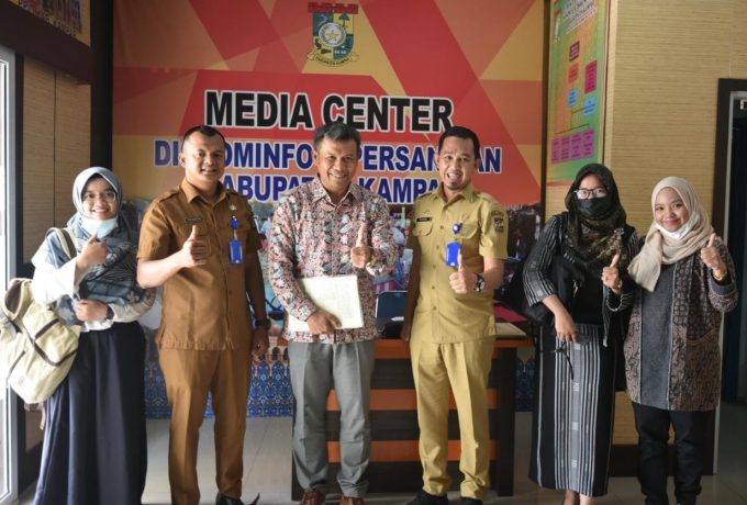 Diskominfo Kampar terima Kunjungan Yayasan IBNU ke Kabupaten Kampar