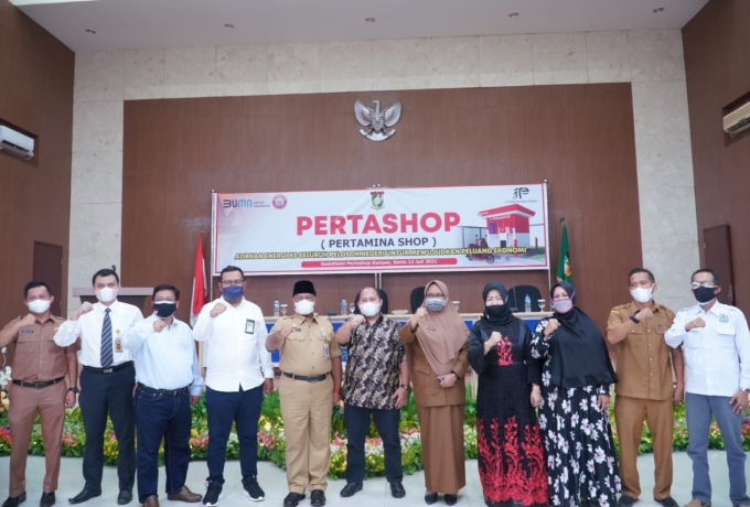 Buka Sosialisasi Pertashop, Bupati Kampar : Jadikan Program ini sebagai Peluang Usaha Bagi BUMDes Kab. Kampar