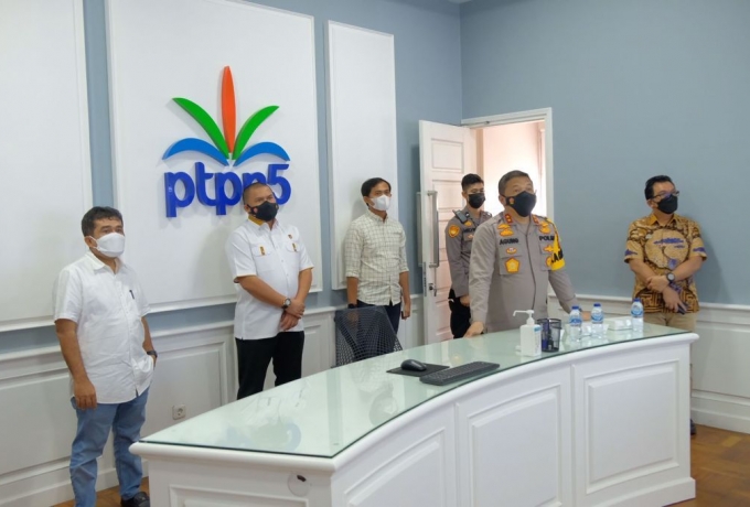 Polda Riau Siap Perkuat Pengamanan Produksi PTPN V