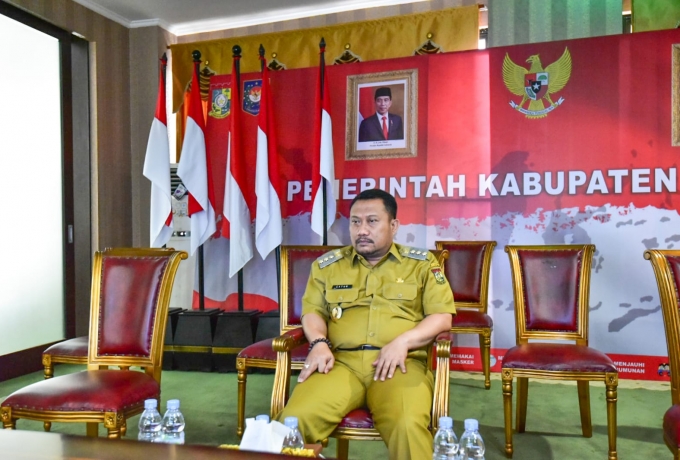 Bupati Kampar Ikuti Rakor Bersama  Presiden RI Kondisi Indonesia Terkini