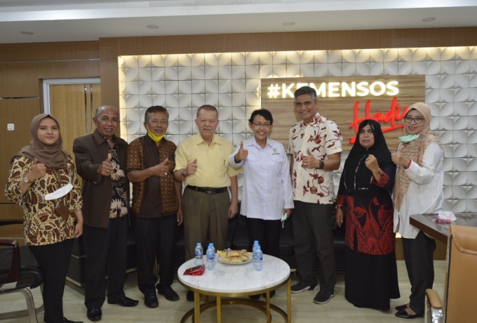 Jelang Seminar Nasional, Tim TP2GD Kampar sambangi Kementerian Sosial RI