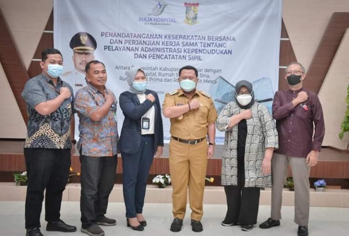 Pemkab Kampar Jalin MoU Dengan Empat Rumah Sakit di Pekanbaru 