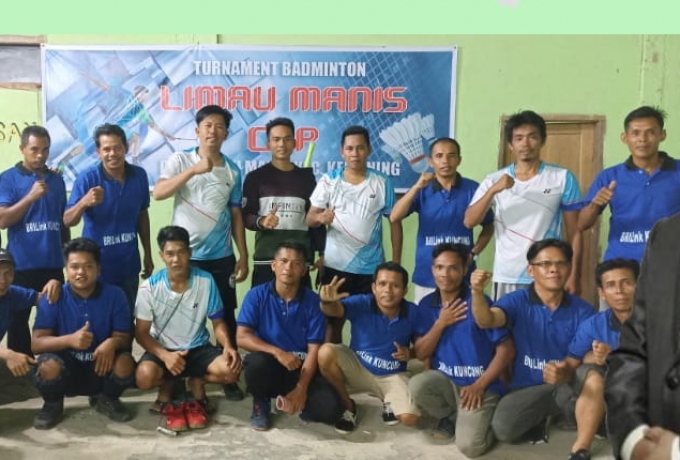 Ketua DPRD Inhil Akan Hadir Final Turnamen Batminton Limau Manis CUP Malam Ini