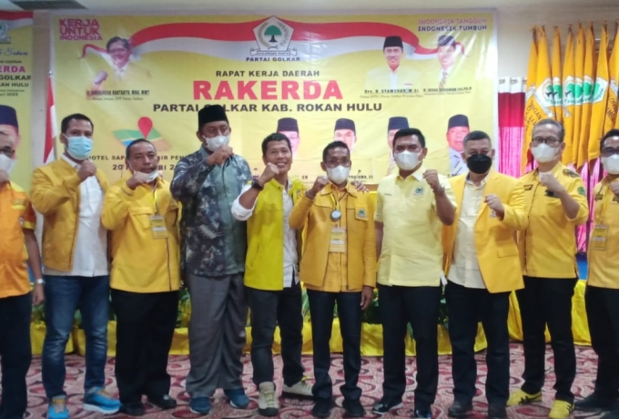 Rakerda DPD II Golkar Rokan Hulu, Ini Agendanya