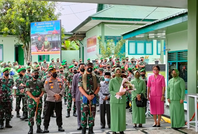 Danrem O31/WB Brigjen TNI Parlindungan Hutagalung Kunjungan Kerja di Kodim 0313/KPR