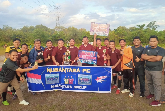 Baru Dibentuk, Nusantara FC Sabet Gelar Juara dan Top Skor