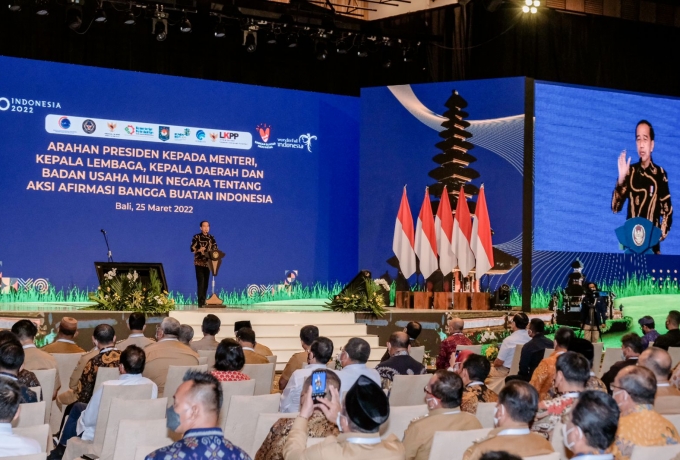 Bupati Kampar hadiri langsung Arahan Presiden terkait Aksi Afirmasi Bangga Buatan Indonesia