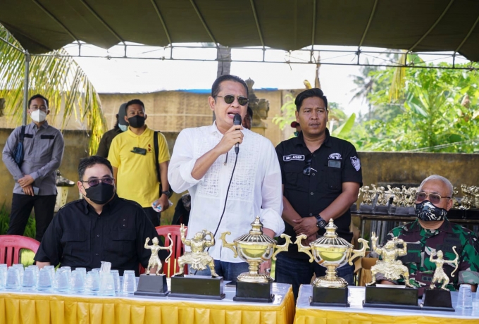 Buka Lomba Burung Berkicau Road to Piala Ketua MPR RI 2022, Bamsoet Ajak Lestarikan Burung Khas Indonesia Harganya Capai Rp 1 Milyar