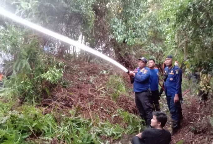 Kembali Terjadi kebakaran di dua Lokasi,Hanguskan 10 Ha lahan Dan 1 Ha di Salo Timur Kecamatan Salo