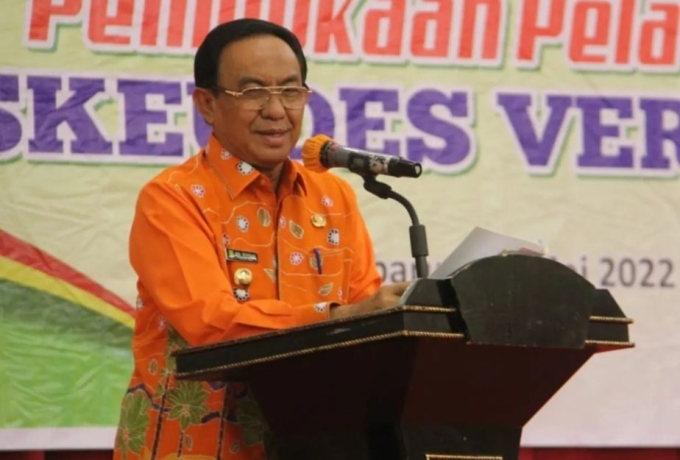 Bupati Inhil Buka Pelatihan Siskuedes Kecamatan Kateman