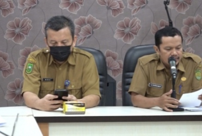 Sekretaris P2KBP3A Inhil Pimpin Rapat Percepatan  Pencegahan dan Penanggulangan Stunting