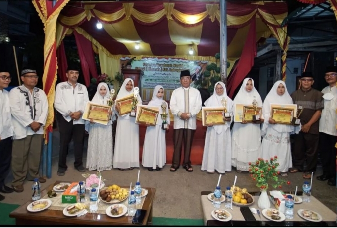 Bupati Inhil Hadiri Penutupan Musabaqah Maulid Habsyi