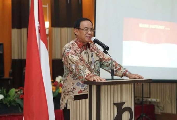 Bupati Hadiri Pelantikan Pengcab Perbasi Inhil 2022-2026