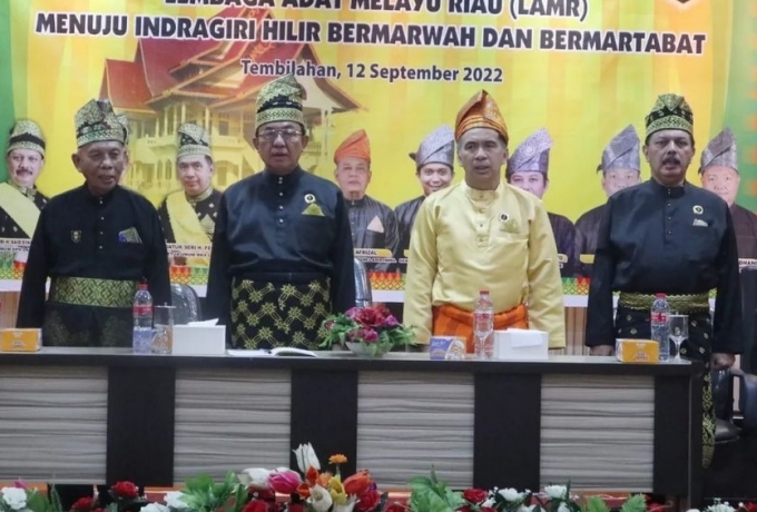 Bupati Inhil Ikuti Rakerda LAMR Kabupaten Indragiri Hilir Tahun 2022