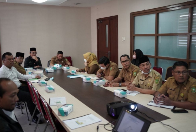 Pemprov Riau Bahas Persiapan Pawai Ta'aruf MTQ Nasional ke-29 Banjarmasin