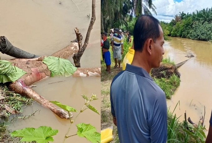 Mayat Tanpa Identitas di Sungai Batang Kumu Desa Batang Kumu, Masih Diselidiki Polisi