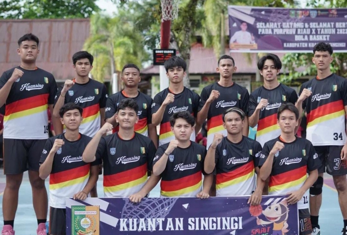 Tim Basket Putra Kuansing Ke Semifinal