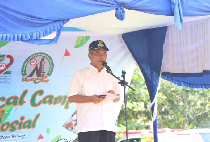 Pj Bupati Kampar Buka Rangkaian Bakti Sosial Riau Medical Camp