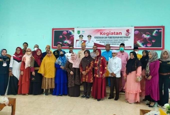 Cegah Kekerasan Terhadap Perempuan, DP2KBP3A Inhil Laksanakan Giat Pergerakan dan Pemberdayaan Masyarakat