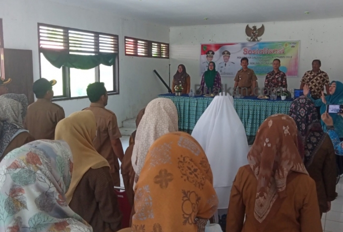 DP2KBP3A Inhil Gelar Sosialisasi Perda No.9 Tahun 2018 Tentang Perlindungan Anak di Kecamatan Gaung