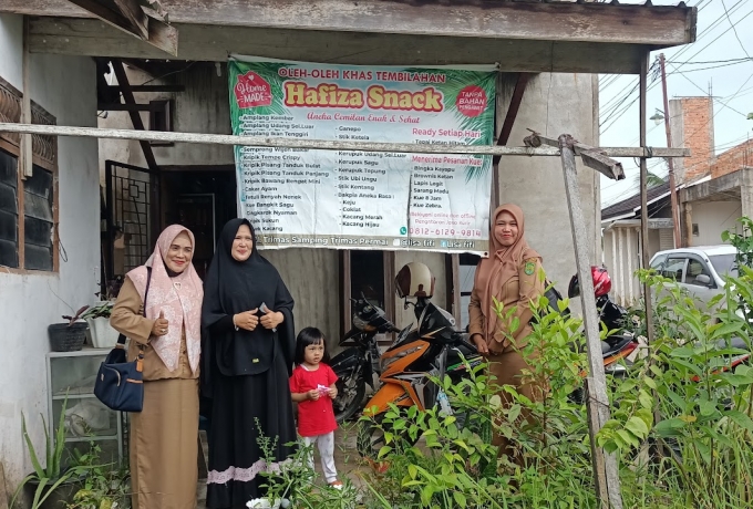 Diskop UKM Inhil Apresiasi Hafiza Snack