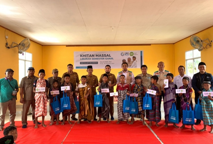 Liburan Sekolah, YBM PLN UPT Pekanbaru bersama IZI Riau kembali Gelar Khitan Massal