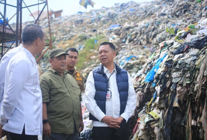 Pj Sekdako Tinjau TPA Muara Fajar