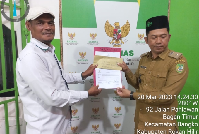 Bantuan Berobat Disalurkan Langsung Oleh Baznas ke Mustahik