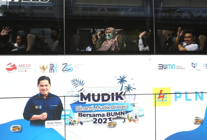 Mudik Gratis Bersama BUMN, PLN Berangkatkan 10,000 Pemudik Ke Berbagai Daerah